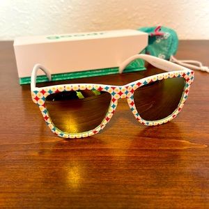 Goodr mirrored yellow lenses new never used